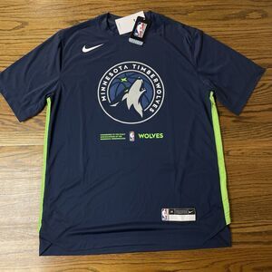 22-23 Timberwolves Warmup Shooting Shirt size Medium Team Issued Ant Edwards NBA